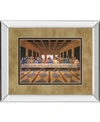 Classy Art Last Supper African American Mirror Framed Print Wall Art In Brown