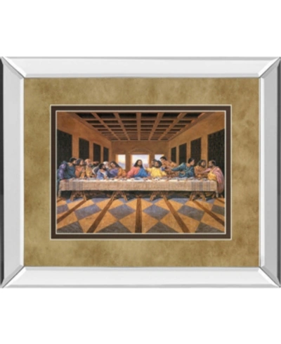 Classy Art Last Supper African American Mirror Framed Print Wall Art In Brown
