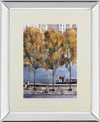Classy Art Autumn In Paris By Didier Lourenco Mirror Framed Print Wall Art, 34" X 40" In Gold