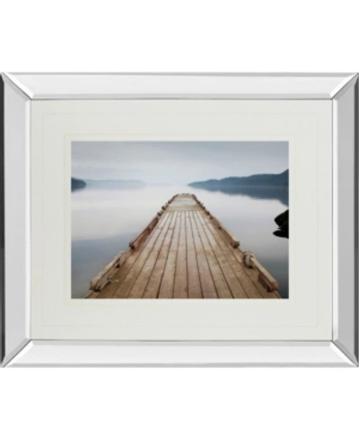 Classy Art Off Orcas Island By Michael Cahill Mirror Framed Print Wall Art In White