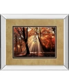 Classy Art Dressed To Shine By Lars Van De Goor Mirror Framed Print Wall Art In Red