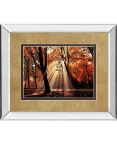 Classy Art Dressed To Shine By Lars Van De Goor Mirror Framed Print Wall Art In Red