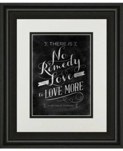 Classy Art No Remedy By Sd Graphic Framed Print Wall Art, 34" X 40" In Black