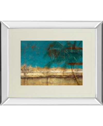Classy Art Sea Landscapes By Patricia Pinto Mirror Framed Print Wall Art, 34" X 40" In Blue