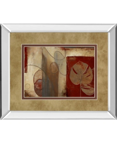 Classy Art Inspiration In Crimson By Patricia Pinto Mirror Framed Print Wall Art, 34" X 40" In Red