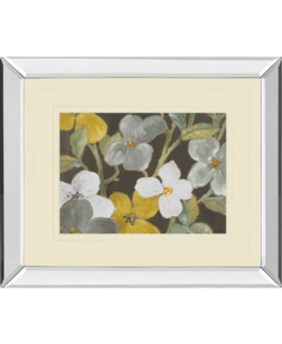 Classy Art Garden Party In Gray 1 By Lanie Loreth Mirror Framed Print Wall Art, 34" X 40"