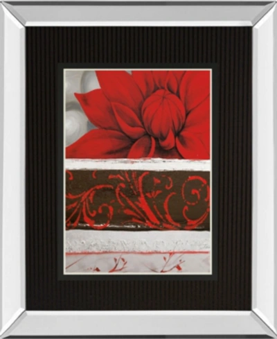 Classy Art Sumptuous Red By Jasmin Zara Copley Mirror Framed Print Wall Art, 34" X 40"
