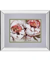 CLASSY ART CHARADE OF SPRING BY FITZSIMMONS, A MIRROR FRAMED PRINT WALL ART, 34" X 40"