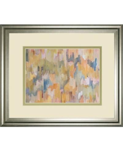 Classy Art Concerto Gray By Robert Cresvell Framed Print Wall Art, 34" X 40" In Yellow