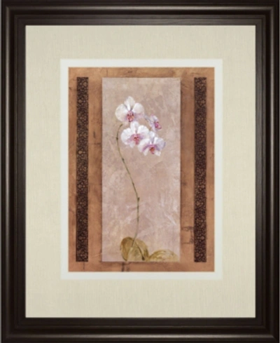Classy Art Contemporary Orchid I By Carney Framed Print Wall Art, 34" X 40" In Pink