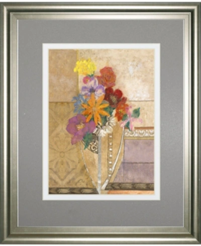 Classy Art Pansy By Hollack Framed Print Wall Art, 34" X 40" In Orange