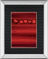 CLASSY ART RED PASSION BY HOLMAN MIRROR FRAMED PRINT WALL ART, 34" X 40"