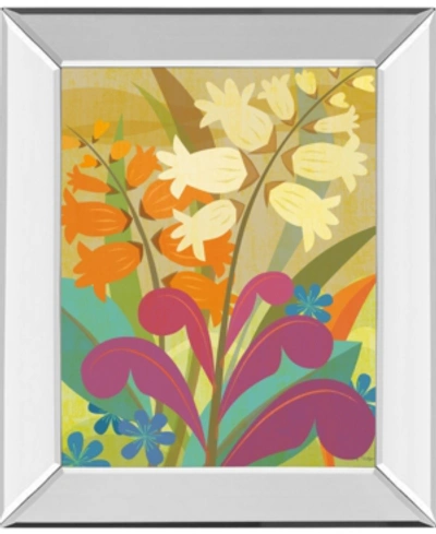 Classy Art Lily Of The Valley By Cary Phillips Mirror Framed Print Wall Art, 22" X 26" In Orange