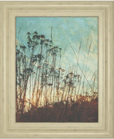 Classy Art Wild Grass By Amy Melious Framed Print Wall Art, 22" X 26" In Blue