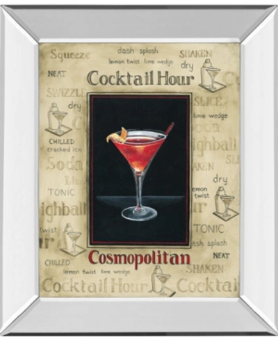 Classy Art Cosmopolitan By Gregory Gorham Mirror Framed Print Wall Art, 22" X 26" In Red