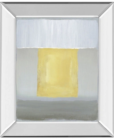 Classy Art Halflight Ii By Caroline Gold Mirror Framed Print Wall Art, 22" X 26" In Yellow