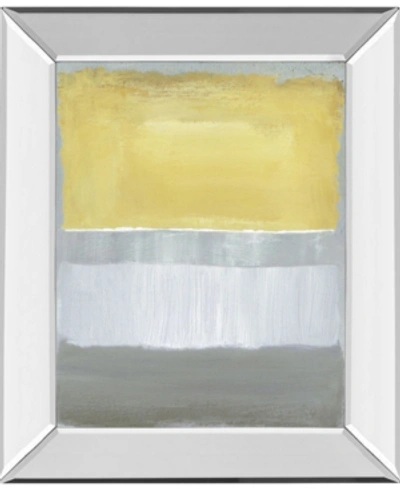 Classy Art Halflight I By Caroline Gold Mirror Framed Print Wall Art, 22" X 26" In Yellow