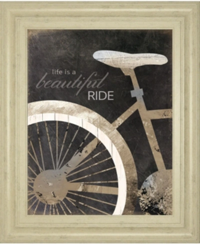 Classy Art Life Is A Beautiful Ride By Marla Rae Framed Print Wall Art, 22" X 26" In Gray