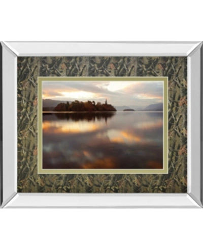 Classy Art Golden Lake By Peter Adams Mirror Framed Print Wall Art, 34" X 40"