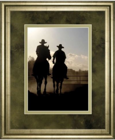 Classy Art Cavaliers Cowboys By Yann Siwiak Framed Print Wall Art In Black