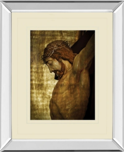 Classy Art Jesus Christ By Nito Mirror Framed Print Wall Art, 34" X 40" In Brown