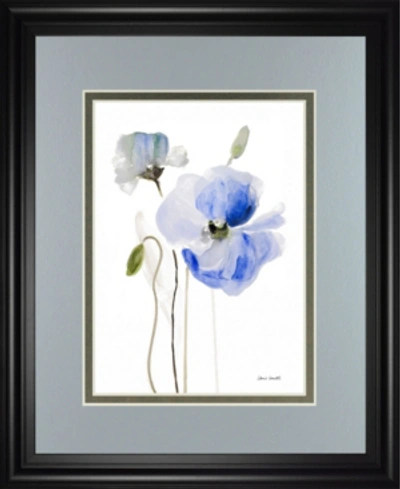 Classy Art All Poppies I By Lanie Loreth Framed Print Wall Art, 34" X 40" In Blue