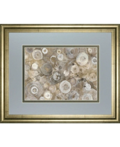 Classy Art Natural Agate By Albena Hristova Framed Print Wall Art In Blue