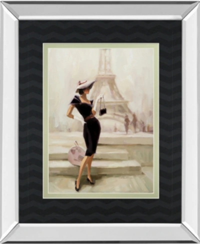 Classy Art Love, From Paris By Steve Henderson Mirror Framed Print Wall Art, 34" X 40" In Black
