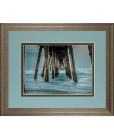 Classy Art Surf By Bill Carson Photography Framed Print Wall Art In Blue