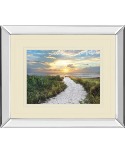 Classy Art Morning Trail By Celebrate Life Gallery Mirror Framed Print Wall Art In Green