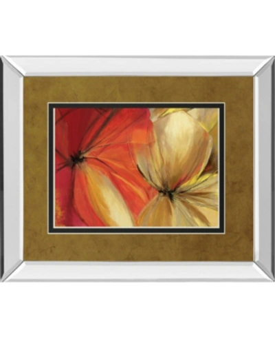 Classy Art Sharing The Spotlight By Alison Pearce Mirror Framed Print Wall Art, 34" X 40" In Red
