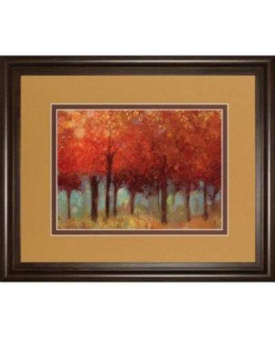 Classy Art Red Forest By Asia Jensen Framed Print Wall Art, 34" X 40"