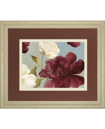 Classy Art Deep Peonies Ii By Asia Jensen Framed Print Wall Art, 34" X 40" In Purple