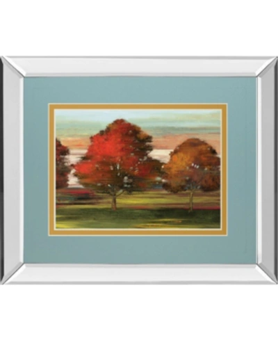 Classy Art Tress In Motion By Alison Pearce Mirror Framed Print Wall Art, 34" X 40" In Red