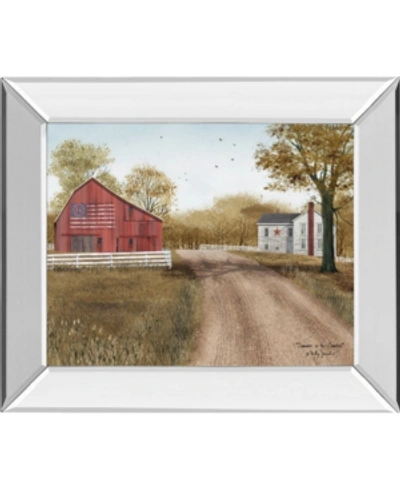 Classy Art Summer In The Country By Billy Jacobs Mirror Framed Print Wall Art In Brown