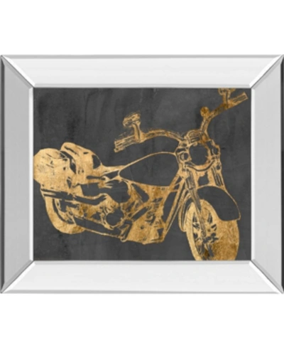 Classy Art Motorcycle Bling I By Jennifer Goldberger Mirror Framed Print Wall Art, 22" X 26"