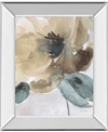 Classy Art Watercolor Poppy I By Carol Robinson Mirror Framed Print Wall Art In Tan