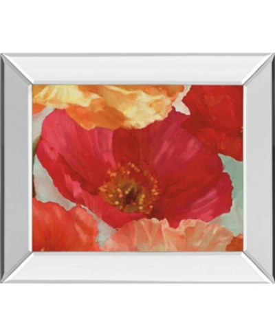 Classy Art Incandescence Ii By Pahl Mirror Framed Print Wall Art, 22" X 26" In Red