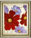 Classy Art Lavender And Red I By Tava Studios Framed Print Wall Art, 22" X 26" In Red