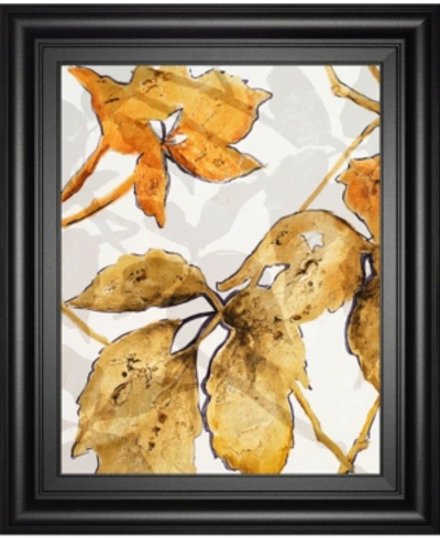 Classy Art Gold Shadows Ii By Patricia Pinto Framed Print Wall Art, 22" X 26" In Brown