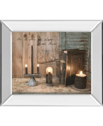 Classy Art For Ye Are The Light By Billy Jacobs Mirror Framed Print Wall Art In Black