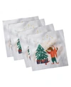 AMBESONNE DACHSHUND SET OF 4 NAPKINS, 18" X 18"