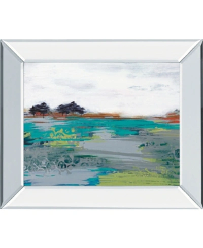 Classy Art Wind Swept By Leslie Bernsen Mirror Framed Print Wall Art, 22" X 26" In Blue