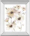 Classy Art Translucent Garden I By Nan Mirror Framed Print Wall Art, 22" X 26" In White
