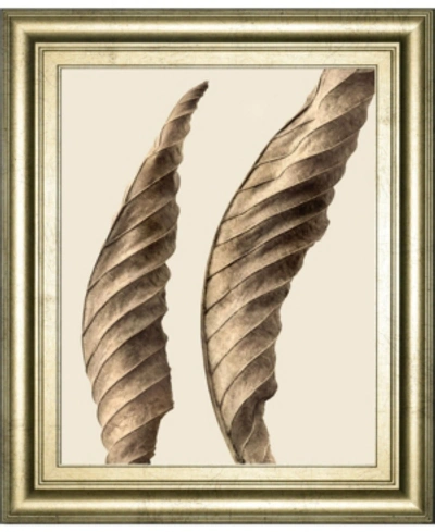Classy Art Turning Leaves I By Jeff Friesen Framed Print Wall Art, 22" X 26" In Brown