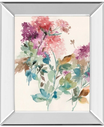 Classy Art Sweet Hydrangea I By Asia Jensen Mirror Framed Print Wall Art, 22" X 26" In Purple