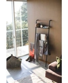 Yamazaki Tower Leaning Ladder With Shelf In Black