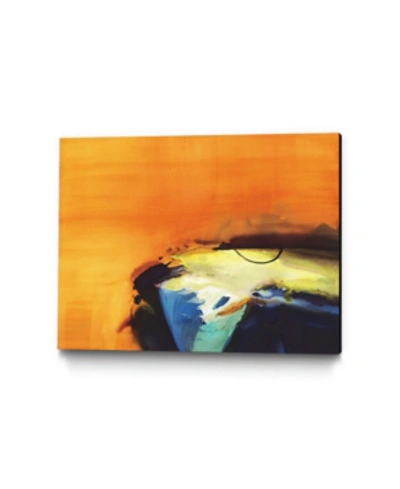 Giant Art 40" X 30" Light Intensity Museum Mounted Canvas Print In Orange