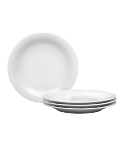 Noritake Conifere Set/4 Appetizer Plate 6-3/4" In White