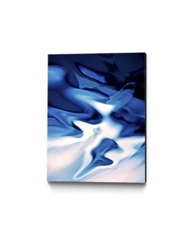 Giant Art 40" X 30" Day Museum Mounted Canvas Print In Blue